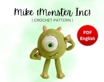 Crochet Amigurumi Pattern Mike Monster Inc