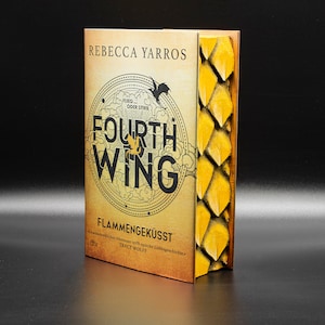 FOURTH WING ANDARNA 2.0 Flammengeküsst 3D Edges with Painting, Fore-Edge Art, Rebecca Yarros, Fore-Edge Painting, Painted Book Edges in 3D