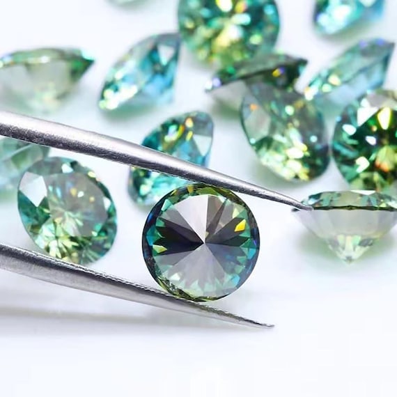 Produktbild von Grüner Moissanit-Diamant Mit 4,35 Ct Egl-Zertifikat Echter Loser