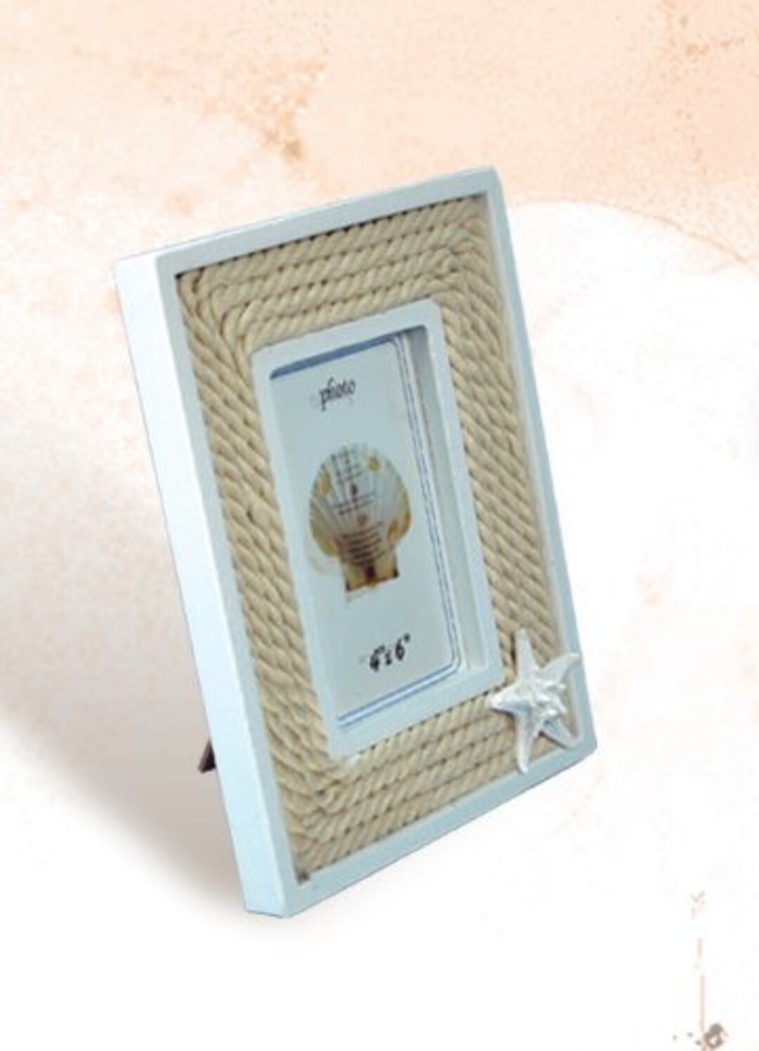 HS Nautical Fisherman's Rope Picture Frame W/starfish - Etsy