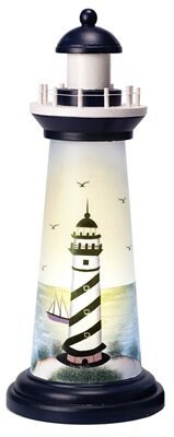 15 Lighted Lighthouse W/lighthouse Accent - Etsy