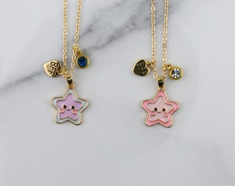 BFF Necklace for 2,Stars for Best Friends, Friendship Necklaces,  Necklaces for BFF