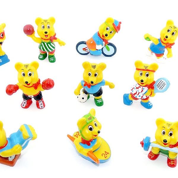 Haribo - Sportbären. 12 Figuren von HARIBO als Sportler - Olympiade "Goldbären"