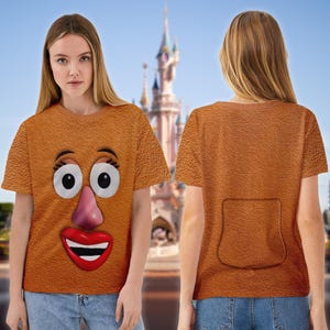 Mrs. Potato Head Shirt, Toy Story Costume Cosplay 3D T-Shirt, Mr and Mrs Valentine Gift, Halloween Costume For Family Group T Shirt