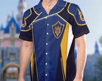 Descendants Ben Hawaii Shirt, Ben Cosplay Costume All Over Print Button Up, Summer Hawaiian Shirt, Halloween Hawaiian Shirt, Gift For Friend