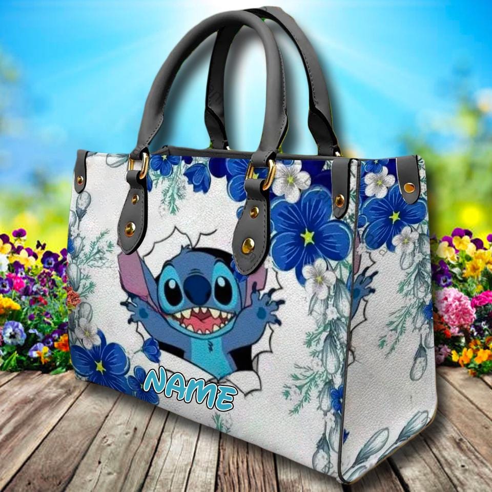 Lilo and Stitch Leather Handbag - Etsy