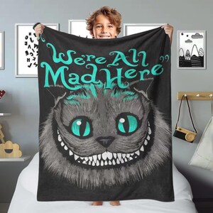 Alice in wonderland fleece blanket hotsell