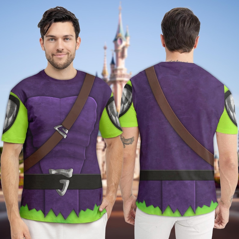 Green Goblin Costume T-Shirt, The Amazing Spider Man Character All Over Print Shirt, Green Goblin Cosplay Costume Tee, Halloween 3D T-Shirt image 1