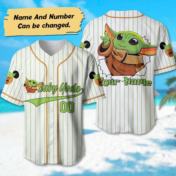 Personalized Baby Yoda Baseball Jersey Star Wars Basketball Jersey Team Baby Yoda Birthday Gift Galaxy s Edge Family Trip Shirt Etsy UK