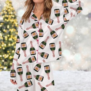 Champagne glass pajamas deals