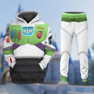 Personalized Buzz Lightyear Halloween Costumes Shirt Toy Story Cosplay Costume Hoodie Sweatpants Halloween Costume for Family Etsy