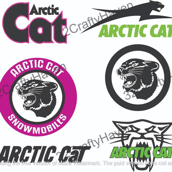 Arctic Cat Logo Bundle / Instant Download / Print Cut Template / High Quality / Multiple Designs