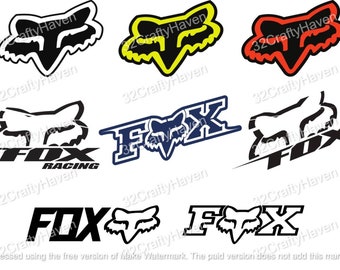 Fox Racing Logo Mega Bundle / Instant Download / Print Cut Template / High Quality / Multiple Designs