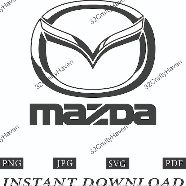 Mazda Logo / Instant Download / High Quality / PNG / EPS