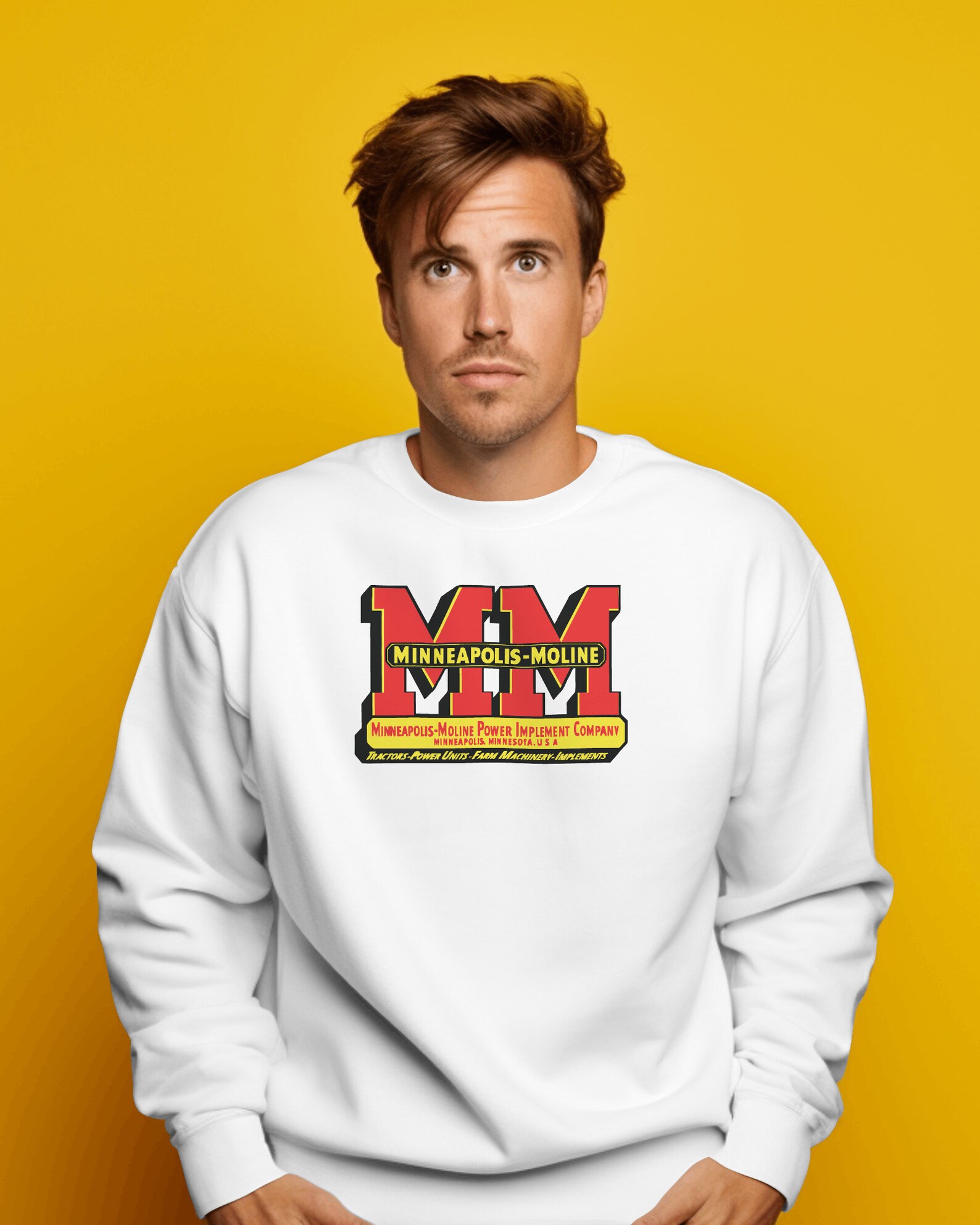 Minneapolis Moline Tractor Logo / Instant Download / Print Cut Template