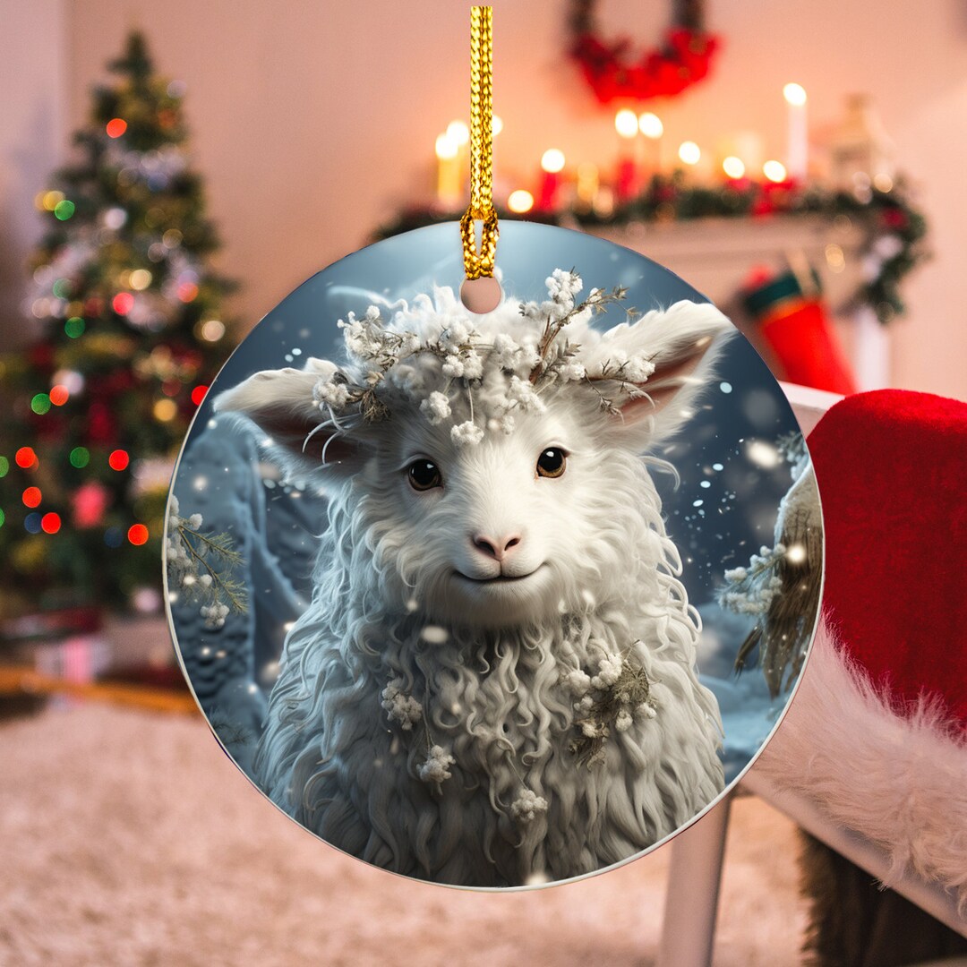 Sheep Christmas 2023 Ornament Sheep Gift for Sheep Lovers Etsy