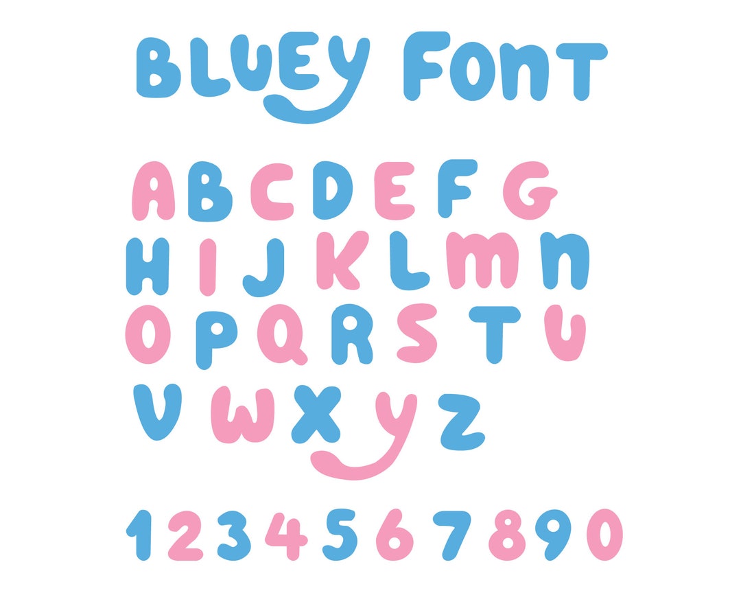 Buy Bluey Bluey SVG Bluey Birthday Bluey Birthday Decorations Online in