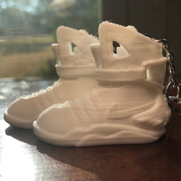 3D Printed Nike Air Mag Keychain Pair (From Back To The Future)