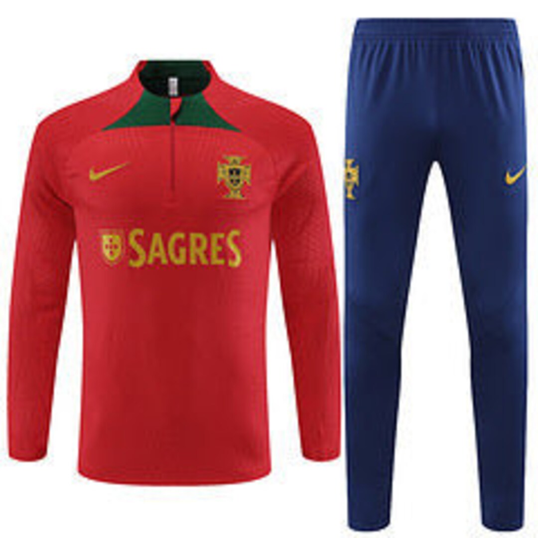 Portugal National Team Tracksuit Red 20232024 Etsy