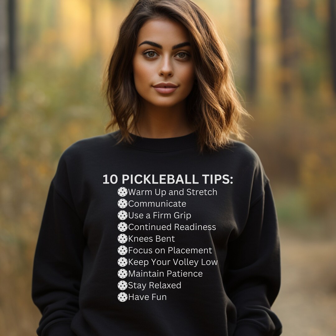 Pickleball Sweatshirt Pickleball Rules Pickleball Tips Etsy