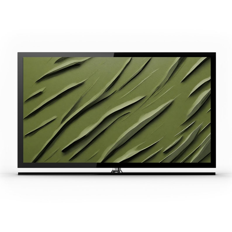 texture frame tv art samsung frame TV art modern abstract oil painting olive green color alaiamaedesign art for frame TV minimal image 9