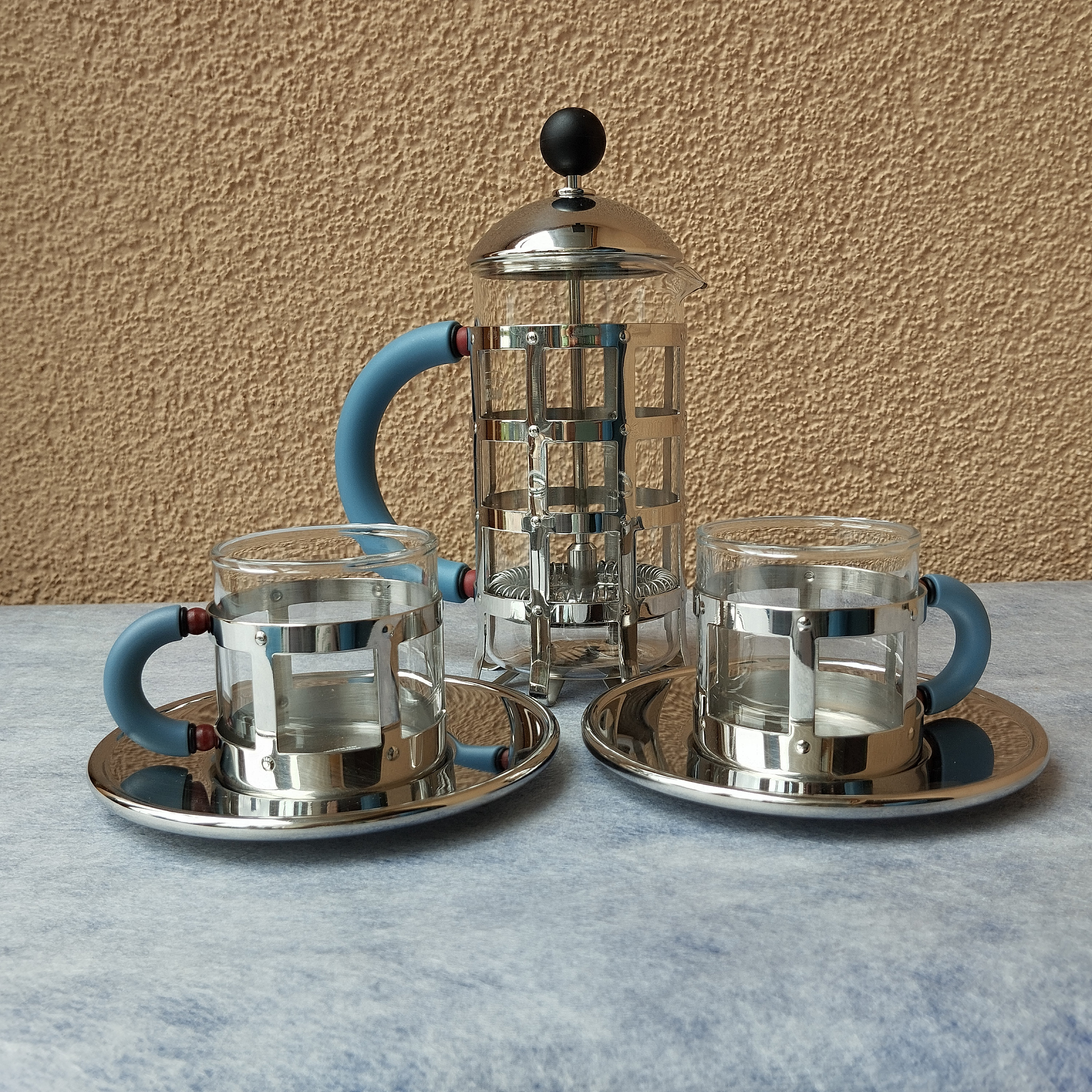 po　チェア & ALESSI カップ 3 in 1 Set Alessi Vintage Retro Michael Graves French