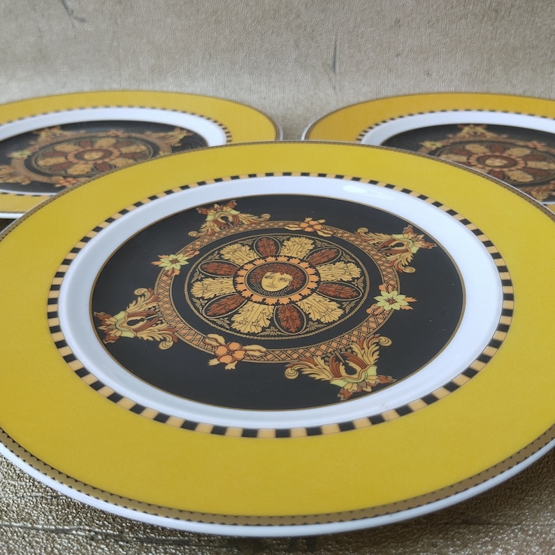 Rosenthal Versace Plate Authentic Vintage 90s Rosenthal Etsy