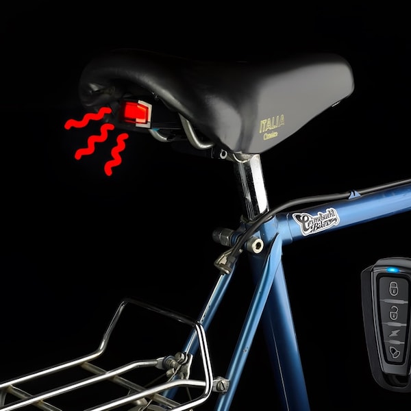 Bicycle alarm system | Brake light | Bicycle horn | Bike alarm - the bouncer for your bike | Theft protection | Alternative to bicycle lock