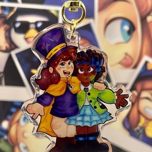 A Hat in Time Wooden Pins and Stickers IN STOCK 