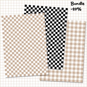 Scrapbook Paper Bundle || Scrapbook Paper | Scrapbooking | Graph paper | Craftsupplies | Mattepaper