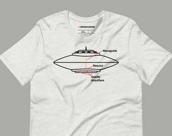 UFO Shirt | UFO t-Shirt | UFO Schematic | Unisex t-shirt