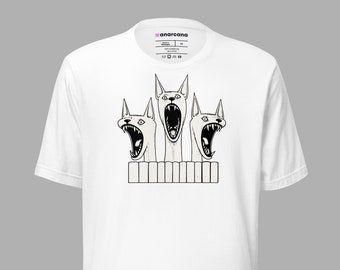 Cute Dog Shirt | Cerberus | Unisex t-shirt | Ferocious Dogs | Graphic Tee