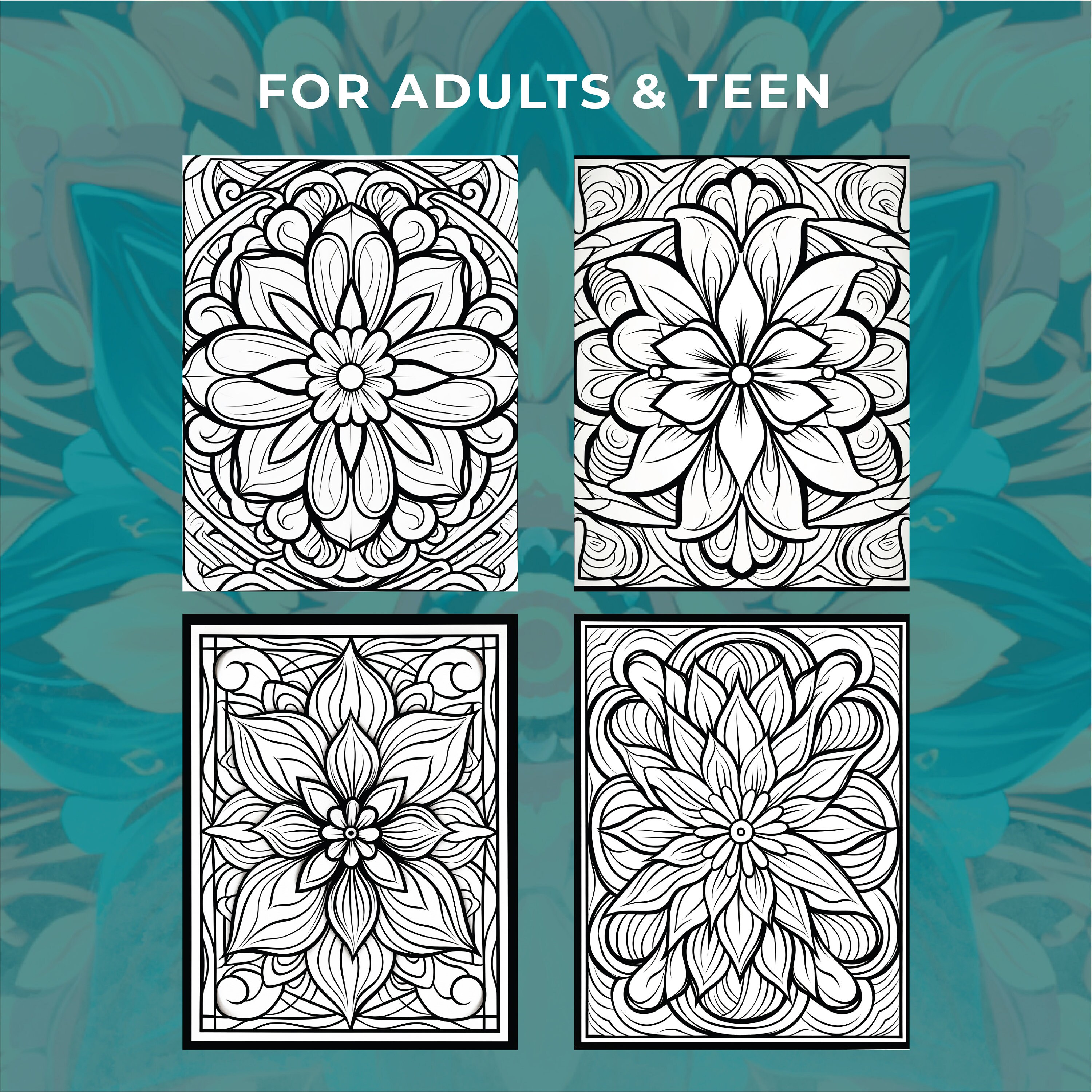 Mandalas Coloring Book PDF Printable Coloring Pages Simple Mandalas