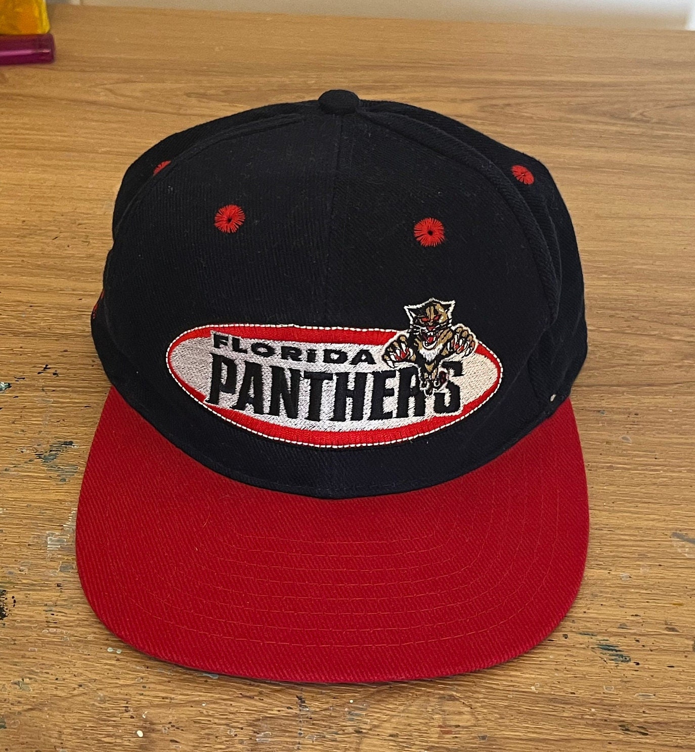 Florida Panthers NHL Drew Pearson Vintage 90s Twill Snapback Cap