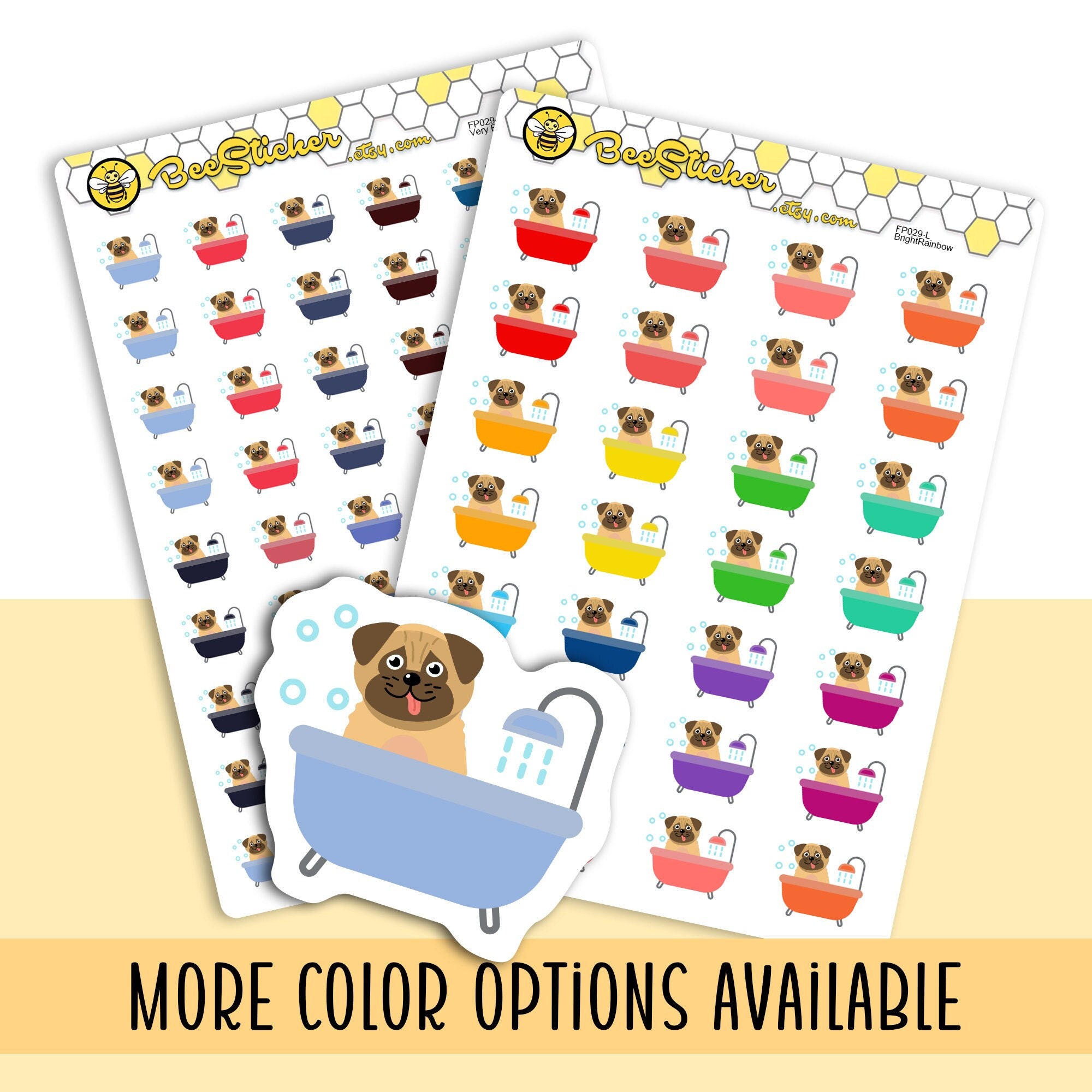 Dog Grooming Stickers | Choose From Multiple Colors | Planner Stickers ...