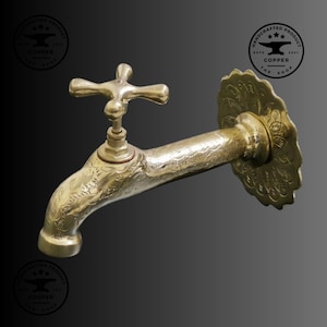 Langer Kopf Handgemachte Waschbecken Wasserhähne
