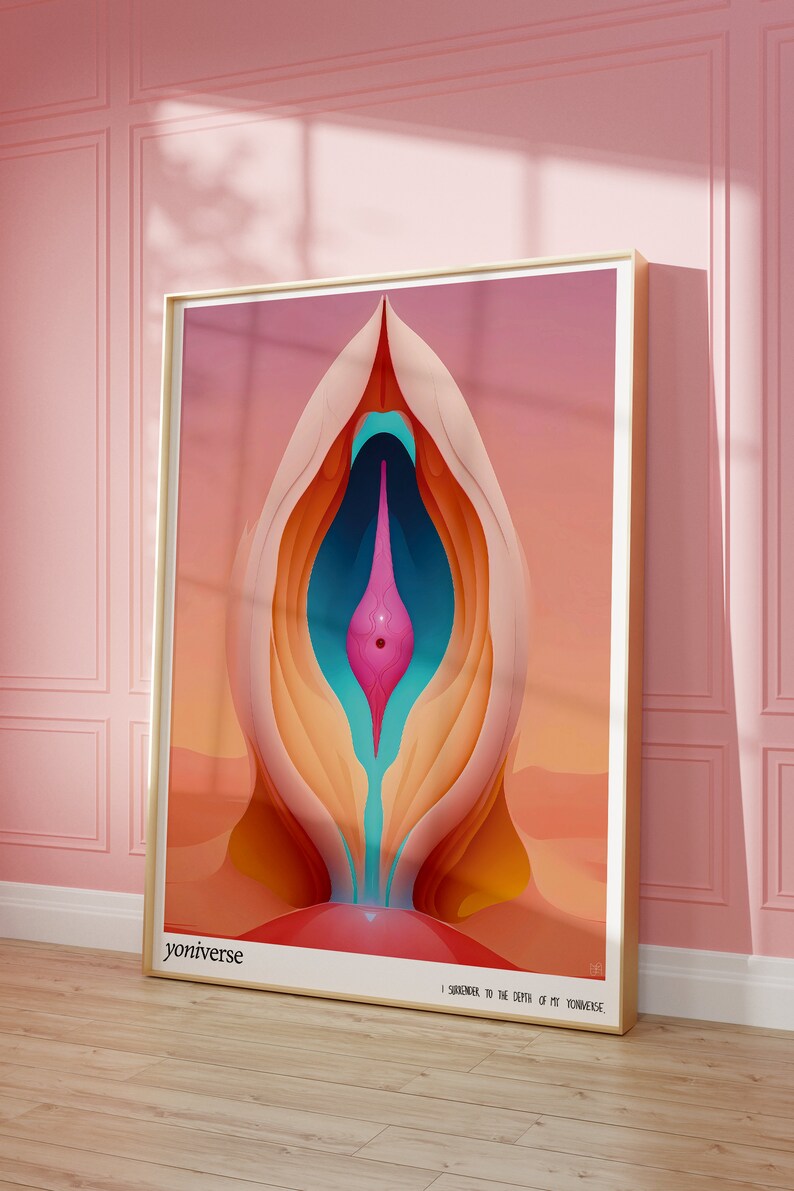 Woman Empowerment Art - High Quality Digital Yoni Art Print|vulva ...