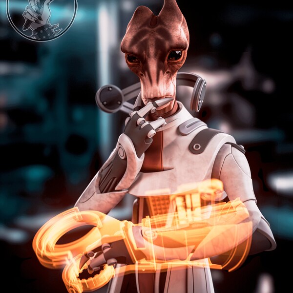 Mordin Solus / Action Figure / Videogames / Resin / Mass Effect / 3D Model / H3LLcreator