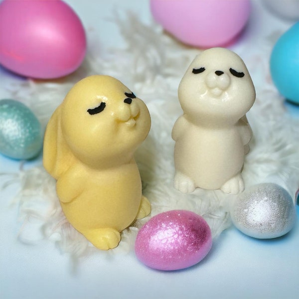 Easter Bunny Candles Multicolored