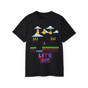 Retro Arcade Tee, Video Game Shirt, Gamer Gift, Nostalgic Gaming T-Shirt, Vintage Gamer, Unisex Cotton Tee