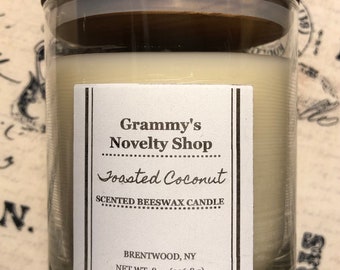 Toasted Coconut - Scented Beeswax Candle