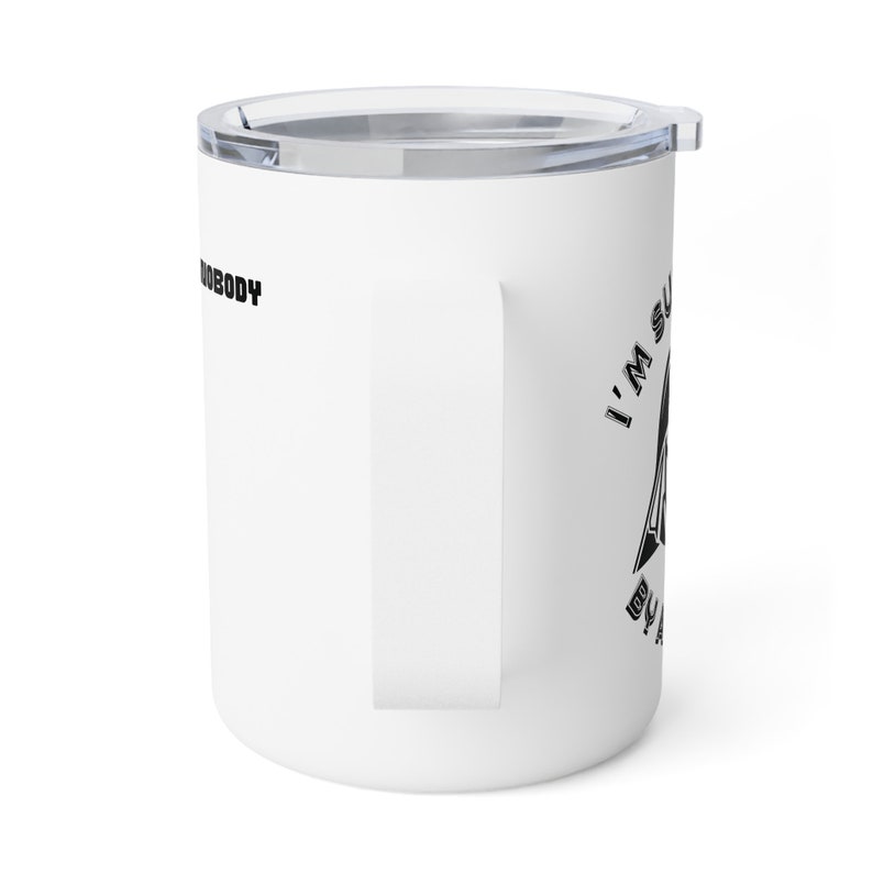 Space Balls Surrounded by Assholes Insulated Coffee Mug, 10oz image 2