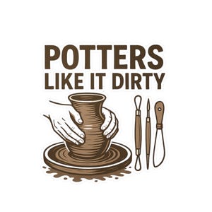 Pottery Lover&#39;s Kiss-Cut Vinyl Decals - Fun Craft Stickers for Potters, Ceramic Artists, Art Gift, Home Decor, Studio Decor