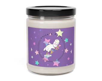 Unicorn Farts Scented Soy Candle, 9oz