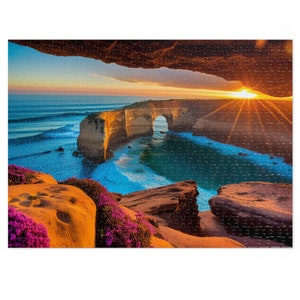 San Diego&#39;s Sunset Cliffs Jigsaw Puzzle