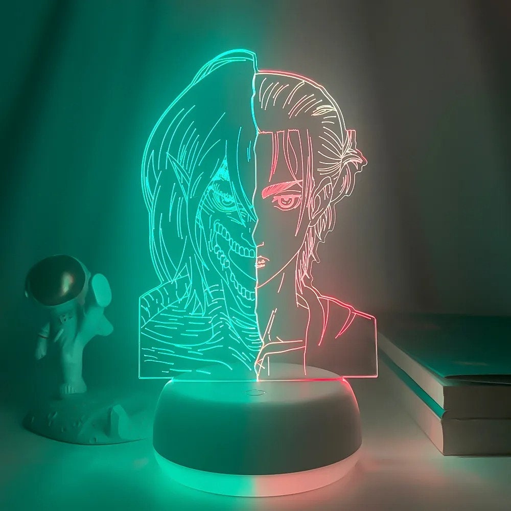 Attack on Titan Lamp Etsy UK