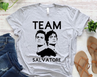 Team Salvatore T-Shirt, Vampire Shirt, Salvatore T-Shirt, Mystic Falls Shirt