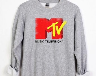 Mtv Funny Design Sweatshirt, 90s MTV Cool Graphic Hoodie, Band tee, 90's Party Shirt,,unisex sweater, Gift For Mtv Fun