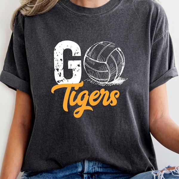 Custom Volleyball Tee, Custom Go Team Shirt, Go Custom shirt, Volleyball team Fan Shirt, Volleyball Shirt, School Volleyball Tee,