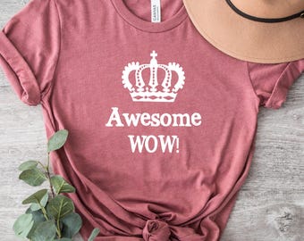 Awesome Wow T-Shirt Funny Alexander Hamilton Tshirt Vintage Musical Hamilton Tee Alexander Hamilton Shirt Retro Gift Tee For Hamilton Lovers